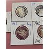 Image 3 : Canadian 50¢ various dates proof lot of 5