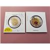 Image 1 : Canadian toonie 2008 Quebec, 2018 armistace unc lot of 2