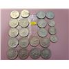 Image 1 : American 50¢ lot of 18, 25¢ lot of 2 $1 coin total lot of 21 coins