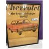 Image 3 : 2 CAR POSTER ADS - FRAMED 1952 MERCURY-12"X15" & 1965 IMPALA 19"X15"