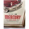 Image 4 : 2 CAR POSTER ADS - FRAMED 1952 MERCURY-12"X15" & 1965 IMPALA 19"X15"