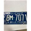 Image 3 : 1968 QUEBEC LICENSE PLATE