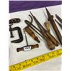 Image 4 : LOT OF HAND TOOLS- PRIMITIVE- ETC
