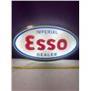Image 6 : OVAL LIGHT UP SIGN - REFURBISHED TO ESSO