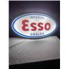 Image 8 : OVAL LIGHT UP SIGN - REFURBISHED TO ESSO