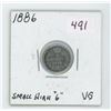 Image 1 : 1886 Canada 5 Cent Coin