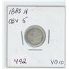 Image 1 : 1883 Canada 5 Cent Coin