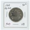 Image 1 : 1910 Canada 50 Cent Coin