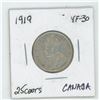 Image 2 : 1919 Canada 25 Cent Coin