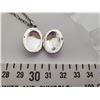 Image 2 : 734.  Sterling silver locket on 16” sterling chain