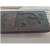 Image 2 : 743.  Wooden carved cookie mold & 2 butter paddles
