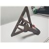 Image 4 : 751.  Cast iron brander, Letter “P” in a triangle