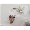 Image 3 : 757.  Lot of bird broaches (4)