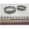 Image 2 : 761.  Rhinestone expansion bracelets (2)