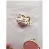 Image 3 : 764.  Lot of vintage pink clip earrings (4 pairs)