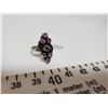 Image 1 : 787.  Silver and amethyst ring, size 5