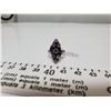 Image 3 : 787.  Silver and amethyst ring, size 5