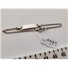 Image 2 : 797. Child’s sterling silver identification bracelet, 5 ½”
