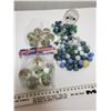 Image 1 : 812.  Lot of bagged marbles (4)