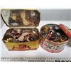 Image 1 : Vintage buttons, 2 tins