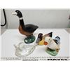Image 1 : Lot of ducks, glass, ceramic and wood (4)