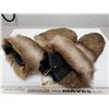 Image 1 : Fur and leather gauntlets, lined, 18” long