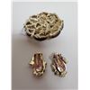 Image 2 : Thermaset broach and earring set