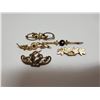 Image 1 : Lot of vintage bar pins and broaches, circa 1910, (5)