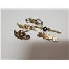 Image 2 : Lot of vintage bar pins and broaches, circa 1910, (5)
