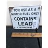 Image 1 : Porcelain 'Contains Lead' sign