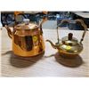 Image 2 : copper kettle & brass tea pot