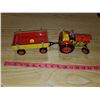 Image 1 : metal tractor and wagon