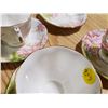 Image 5 : royal albert "blossom time" tea cups & saucers (one cup chipped)
