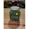 Image 1 : jar of cats eyes marbles