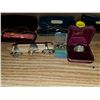 Image 3 : old eyeglasses in cases, two 18kt gold filled rings, 3 biker rings