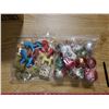 Image 1 : (2) bags of newer christmas ornaments