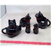 Image 1 : Black Cat Teapot  Set