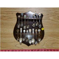 SPOON RACK W/ SPOONS