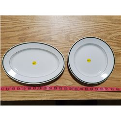 (2) RIDGWAYS ENGLAND WINNEPEG GLASS DISHES