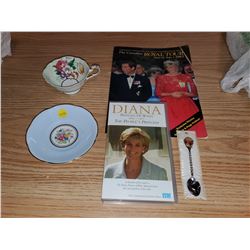 Paragon double warrant by appointment of the queen teacup and princess Diana items