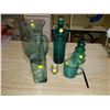 Image 1 : 6 pieces teal glass