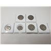 Image 2 : 4 American 50 cent pieces, 3 X 1971, 1976-D, 2 American quarters 2003, 2004 wis