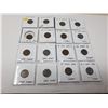 Image 1 : 16 American 1 cent various dates including 5 steel pennies (wheat pennies)