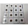 Image 2 : 16 American 1 cent various dates including 5 steel pennies (wheat pennies)