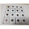 Image 1 : 16 American 1 cent (Wheat pennies) Various dates, including 5 steel pennies