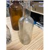 Image 8 : 7 CLEAR BOTTLES + ONE BROWN BOTTLE/JUG