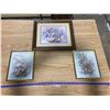 Image 1 : 3 FLOWER PICTURES