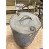Image 3 : KEROSENE / FUEL JUG GALVINIZED