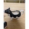 Image 7 : COW CREAM AND SUGAR DISHES + COW SALT AND PEPPER SHAKERS