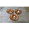 Image 1 : (3) CARNIVAL GLASS BOWLS